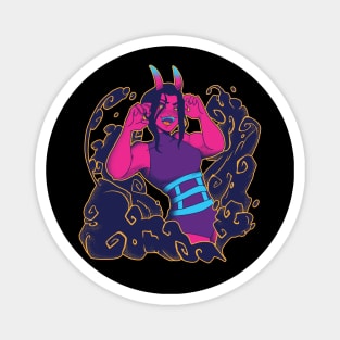 Neon Oni Magnet